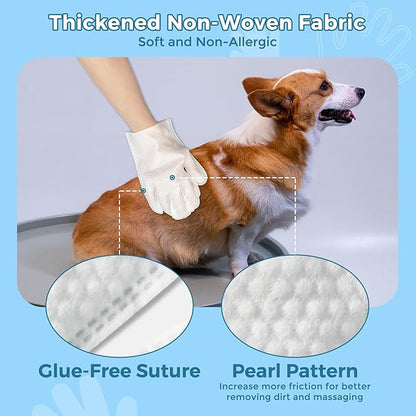 Lovighter™ Pet Grooming Glove Wipes - Extra Thick (6-Pack) 🔥Last Day 70% OFF!