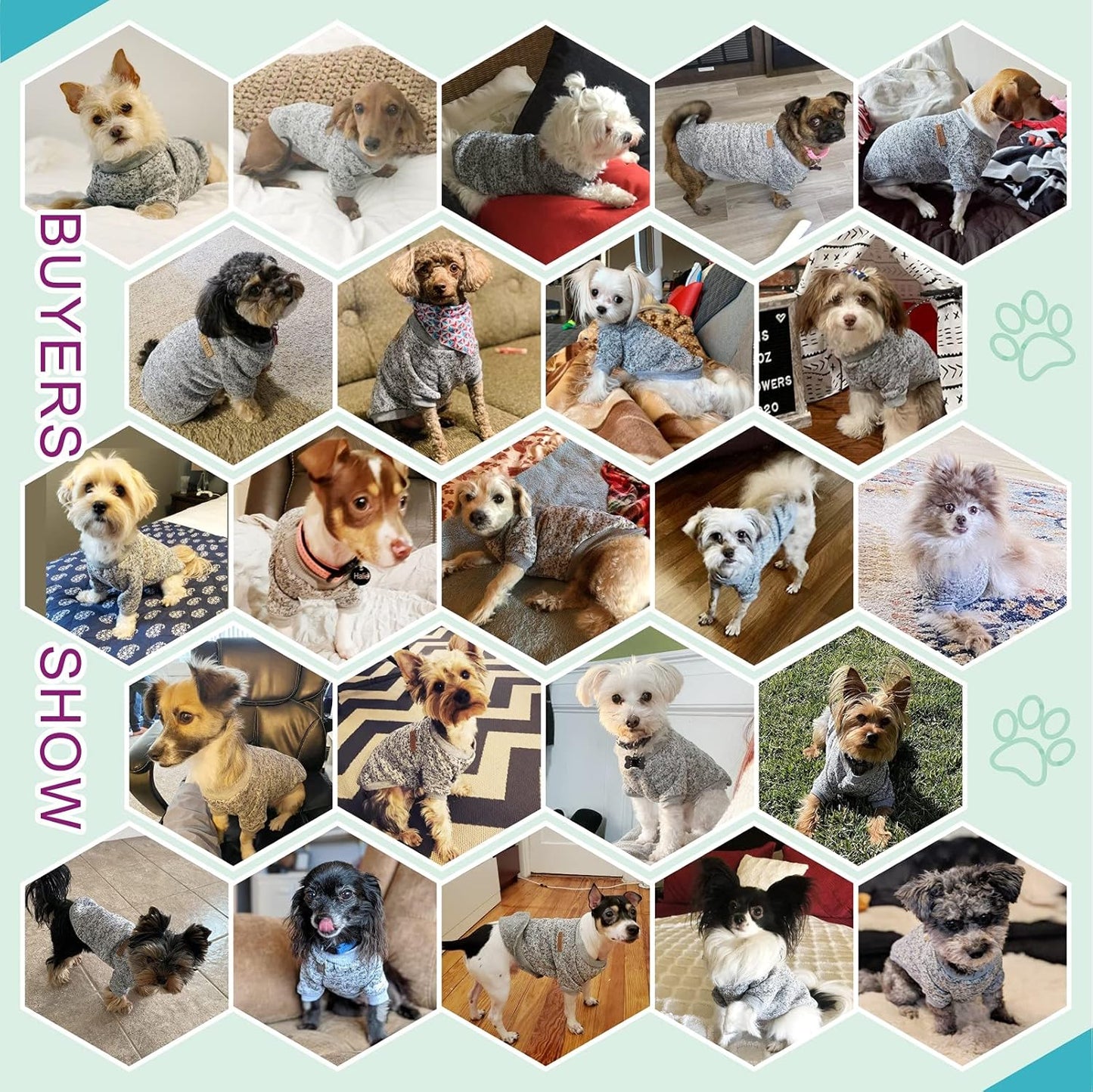 NESLEMY™ Pets Clothes Pets Sweater Soft Puppies Clothing Winter Puppy Sweaters Warm Outfit for Pets